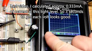 PhotoDiode Produces Light Dependent Voltage Ramp or Signal Waveform [upl. by Elocaj]