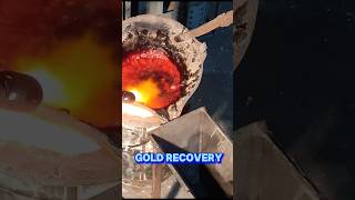 Smelting E waste Gold silver [upl. by Drannel269]