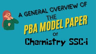 PBA Practical Based Assessment Model paper SSC I chemistry Solved [upl. by Nahtaneoj]