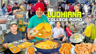 Ludhiana Street Food Tour  Satpuda  Petty Kulcha  Saharma Ji ke Samose  Chole Bhatur Tikki [upl. by Storz]