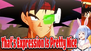 Pekora Funny Reactions To Bardock Revenge Cutscene In Dragon Ball Z Kakarot【ENG SUB】 [upl. by Nosrettap]