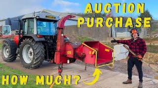 I Spent £700 on an 8quot Wood Chipper at Auction But Does It Work [upl. by Rodavlas]