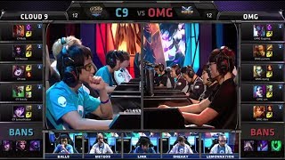 Cloud 9 vs OMG  AllStar 2014 Invitational Group Stage Day 2  C9 vs OMG [upl. by Moynahan25]