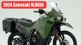 KAWASAKI KLR650  ADVENTURETOURING MOTORCYCLE WITH A 652CC SINGLECYLINDER ENGINE [upl. by Tewell]