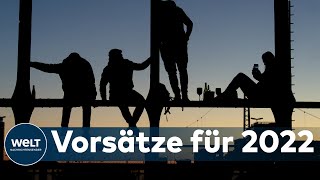 ZEIT FÜR FAMILIE amp FREUNDE Das sind die guten Neujahrsvorsätze der Deutschen für 2022 [upl. by Lorilee]