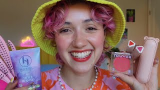 ASMR Friend Gets You Ready for a Beach Day 🌊 🐚 layered sounds personal attention pampering [upl. by Idhem]