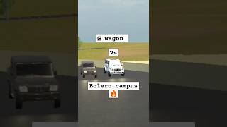 G wagon vs Bolero camper racing 🏁🔥gwagon bolerocamper racing shortfeed modified [upl. by Llatsyrk]