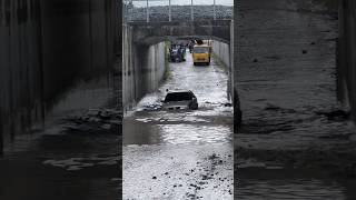 A car passing through water through [upl. by Gough]