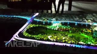 3D Projection Mapping  Dubai Water Canal [upl. by Elleinwad589]