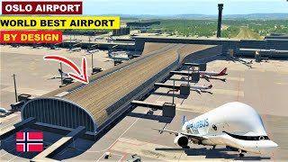 OSLO AIRPORT IN GARDERMOEN NORWAY THE WORLD BEST AIRPORT BY DESIGN ACCORDING TO airporttechncom [upl. by Idram234]