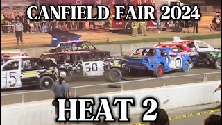 2024 CANFIELD FAIR DEMOLITION DERBY  HEAT 2 [upl. by Spohr]