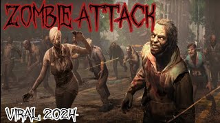 Viral video Zombie Attack  Zombie 2024  Sadia gaming [upl. by Placeeda814]