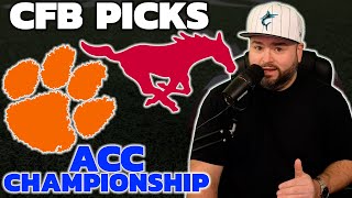 Clemson vs SMU  ACC Championship Picks  College Football Picks With Kyle Kirms [upl. by Gnol152]