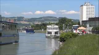 Spaziergang entlang der Donau in Linz 1952012 [upl. by Crandall]