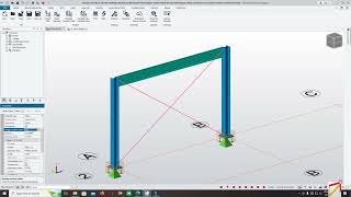 Tension Member Only in Tekla Structural Designer [upl. by Amir592]