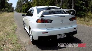 2013 Mitsubishi Lancer Evolution X engine sound and 0100kmh [upl. by Naibaf]