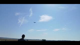 Avro Lancaster vliegt over Ginkelse Heide 2192024 [upl. by Pinchas]