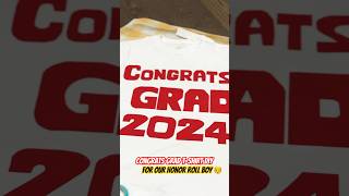 Congrats Grad 👨‍🎓 TShirt DIY without using Cricut Maker diy graduation trending shorts [upl. by Scheer]