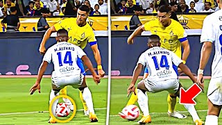 Cristiano Ronaldo ELASTICO Nutmeg amp HatTrick vs Al Fateh 😮🤯 [upl. by Bonneau]