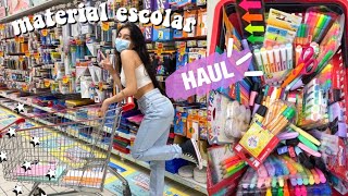 COMPRANDO MATERIAL ESCOLAR 20202021 Back to school 1 ✨ [upl. by Ardys]