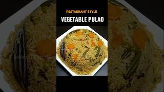 VEGETABLE PULAO vegetablepulao saviruchirecipe pulao pulaorecipe food cooking viralshort [upl. by Anilec559]