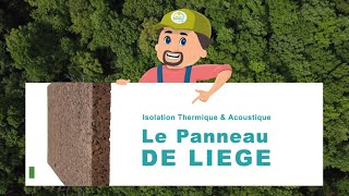 Le panneau de liège en isolation thermique et acoustique [upl. by Ellenid]