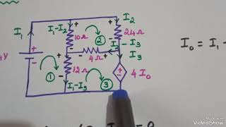 Mesh Analysis Dependent Source based Problem [upl. by Annekim89]