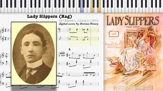 Lady Slippers Rag by Charles L Johnson 1910 Ragtime piano [upl. by Lynden622]