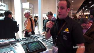 Inside NAMM 2014  Behringer X18 Digital iPadTablet Mixer [upl. by Haldan]