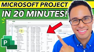 Master Microsoft Project in 20 MINUTES FREE COURSE [upl. by Ciapha286]