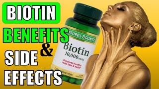 7 Wonderful Vitamin H Benefits Biotin For Skin Hair amp Health  Side Effects of Biotin [upl. by Dominick]