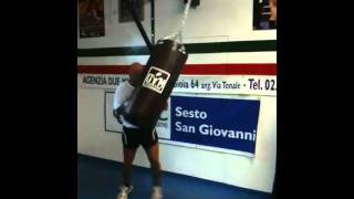 Allenamento di Giacobbe Fragomeni  OPIGYM Boxing Club Milano [upl. by Pas]