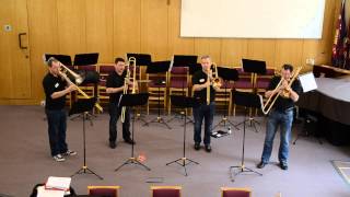 Black Dyke Trombone Quartet  Celebration [upl. by Harris]