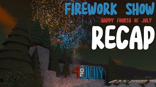 FOURTH OF JULY FIREWORK SHOW  recap [upl. by Ennaillij]