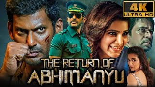 The Return of Abhimanyu Irumbu Thirai 2024  Full Hindi Dubbed Movie  Vishal Samantha Probhu [upl. by Wilkins]