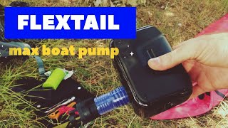 NEW  MAX BOAT PUMP12kPa Cordless Air Pump for Inflatable Boat amp Kayak amp Packcraft [upl. by Tonia]