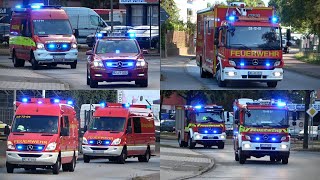 GROßALARM im CHEMIEBETRIEB  Einsatzfahrten zum Großeinsatz in Geesthacht [upl. by Giffer]