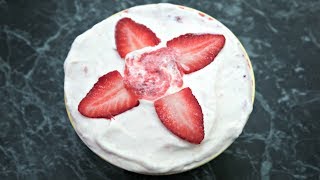 Low Carb Strawberry Fool Recipe  Easy Keto Desserts [upl. by Aliek243]