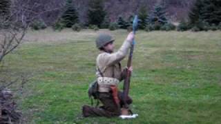 M1 Garand grenade launcher [upl. by Sirovaj]