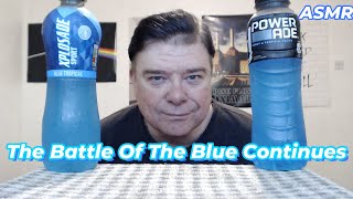 ASMR  POWERADE vs XPLOSADE Battle Of The Blue Drinks [upl. by Ayekram]