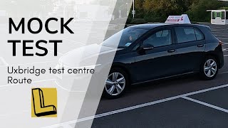 Full Mock driving test with Husnain at Uxbridge test centre [upl. by Venn251]