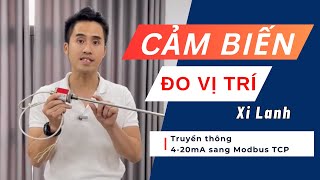 Bộ đo vị trí xy lanh truyền thông 420mA sang Modbus TCP ra sao moxavietnam Temposonics MTS [upl. by Bergeman308]