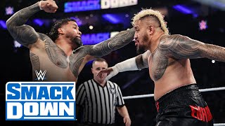 Jey Uso vs Solo Sikoa SmackDown highlights April 5 2024 [upl. by Inaliel]