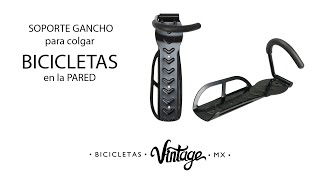 Como Instalar Soporte Gancho Para Colgar Bicicletas en la Paredbicicletasvintagecom [upl. by Ggerc]