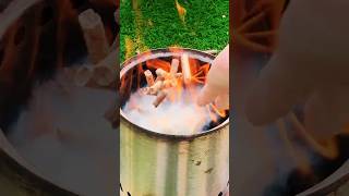 How to make a smokeless fire pit smoke 💨😏🔥campfire firepit camping fire scienceexperiment [upl. by Iel]