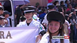 Les dejamos imágenes del tradicional desfile del 5 de febrero en de la Heroica Zitácuaro Michoacán [upl. by Alegnatal]