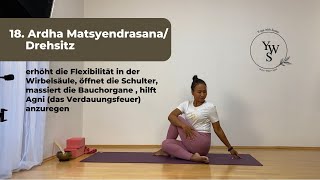 Ardha Matsyendrasana  Drehsitz [upl. by Masao236]