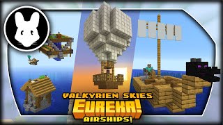 Eureka Airships Valkyrien Skies  BitByBit Minecraft mod 116  Interactable Airships [upl. by Lashonda205]