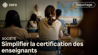 Procédure de certification simpliée pour des enseignants [upl. by Leonore]