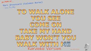 Marc Broussard Solomon Burke  Cry To Me  Instrumental and Karaoke [upl. by Burl]